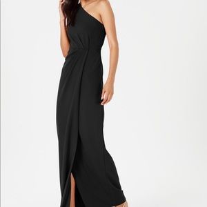 Calvin Klein draped one shoulder gown, size 6